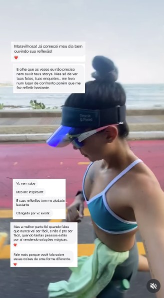 Capa do reel sobre movimento e bem-estar